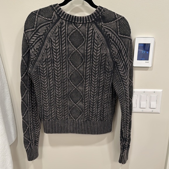 Faherty women’s Sunwashed Cable Cardigan small - Picture 4 of 5